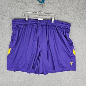 Nike Basketball Shorts Mens 2XL Kobe Mamba Standard Fit Mid Thigh HJ8103-547